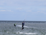 Kitesurfing at Laboe