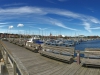 Panorama of Ystad harbour