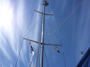 Up the mast in Ystad
