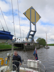 Heading round Leeuwarden