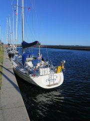 Moored in Flakfortet harbour