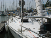 Viewing the boat pre-purchase at Levington