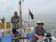 Heading across the Ijsselmeer