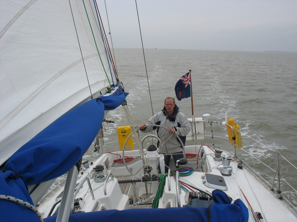 Jonathan at helm