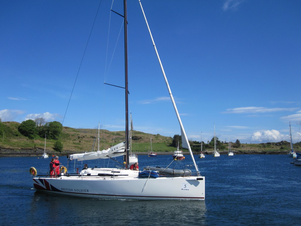 A Scottish Islands Peaks Race competitor