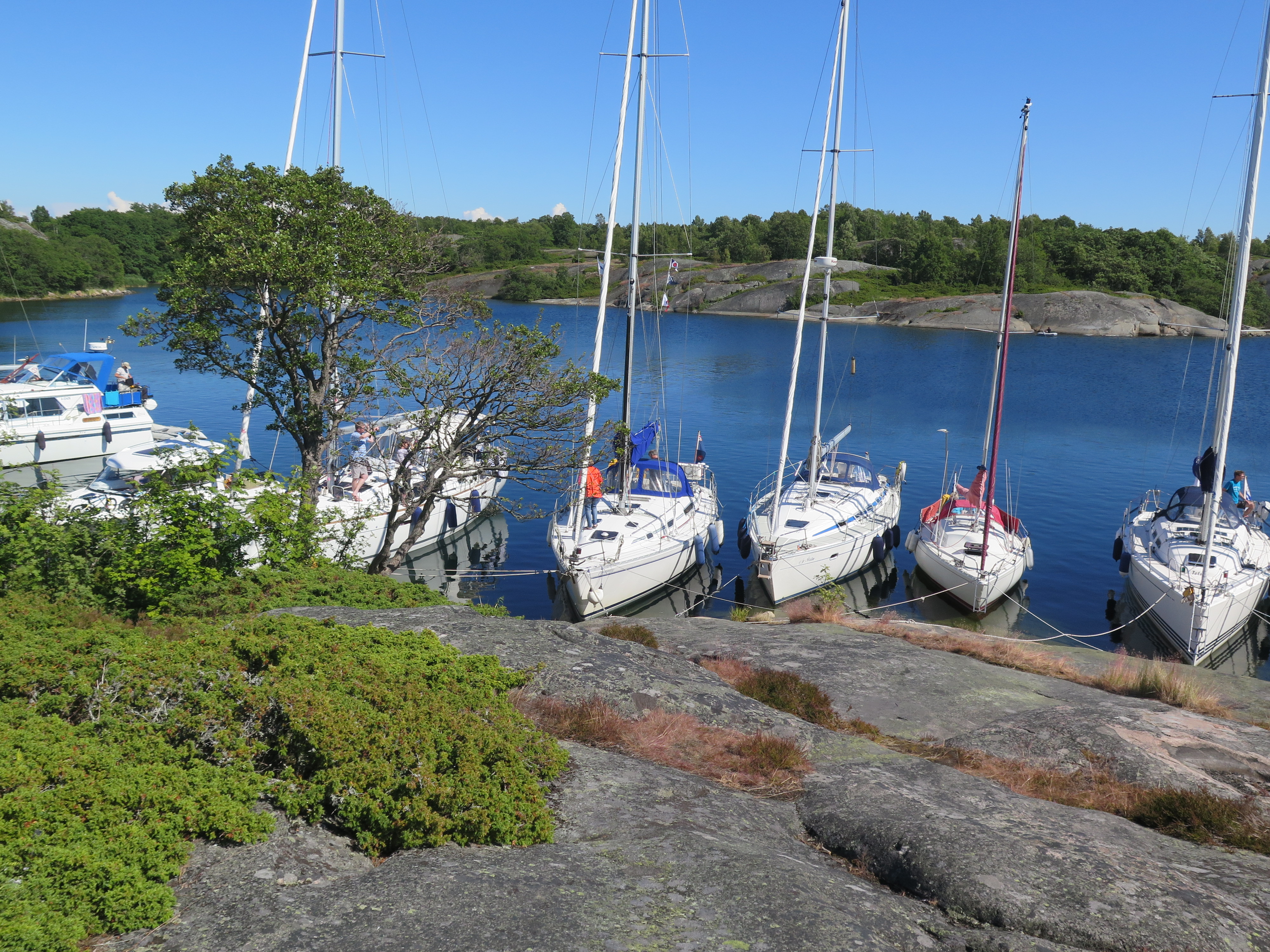 On the rocks in Björkö